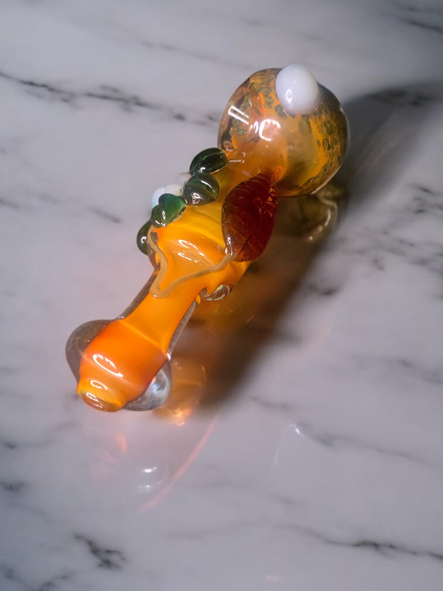 1 x 3 Amber Bloom Handpipe