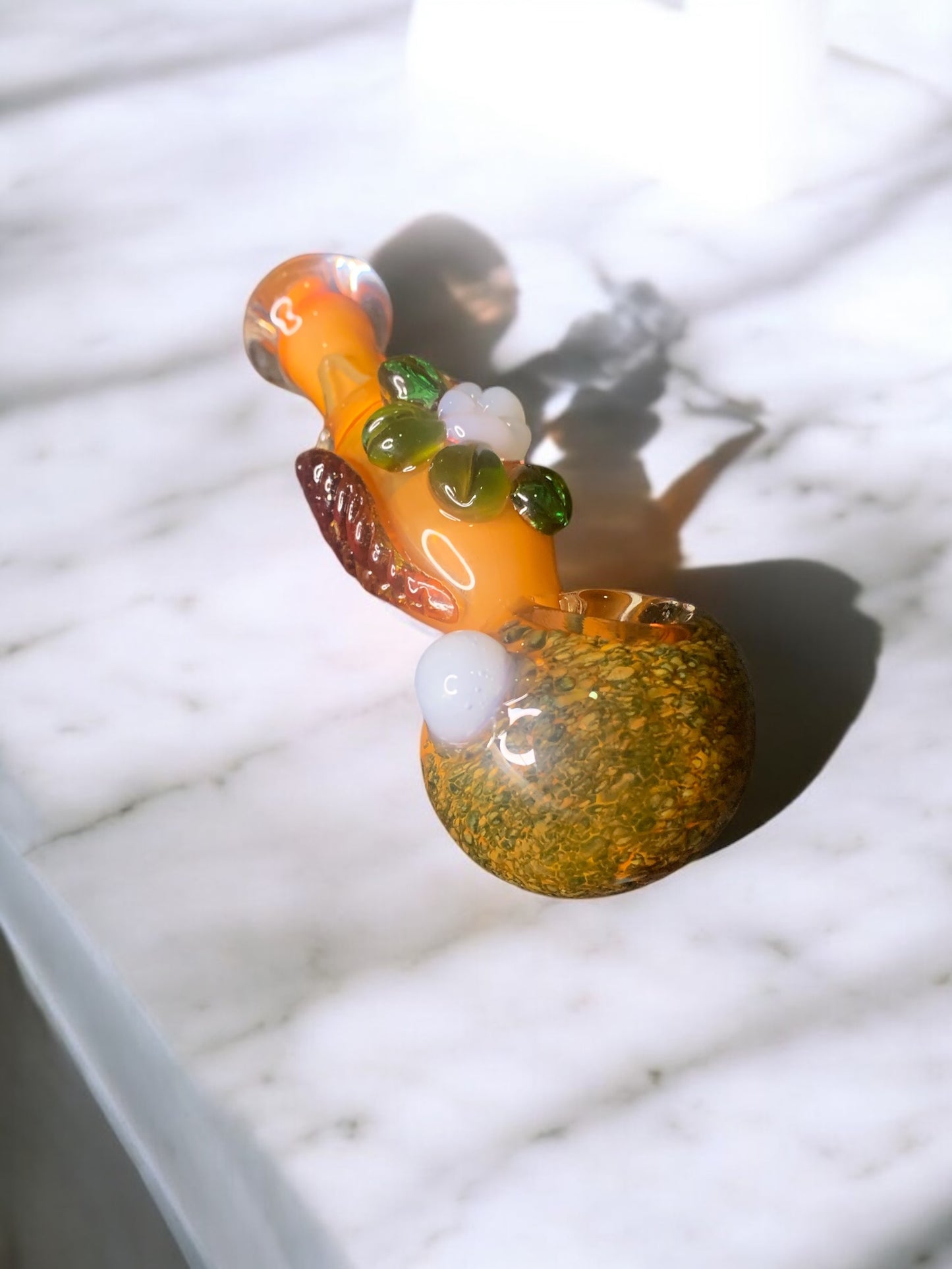 1 x 3 Amber Bloom Handpipe