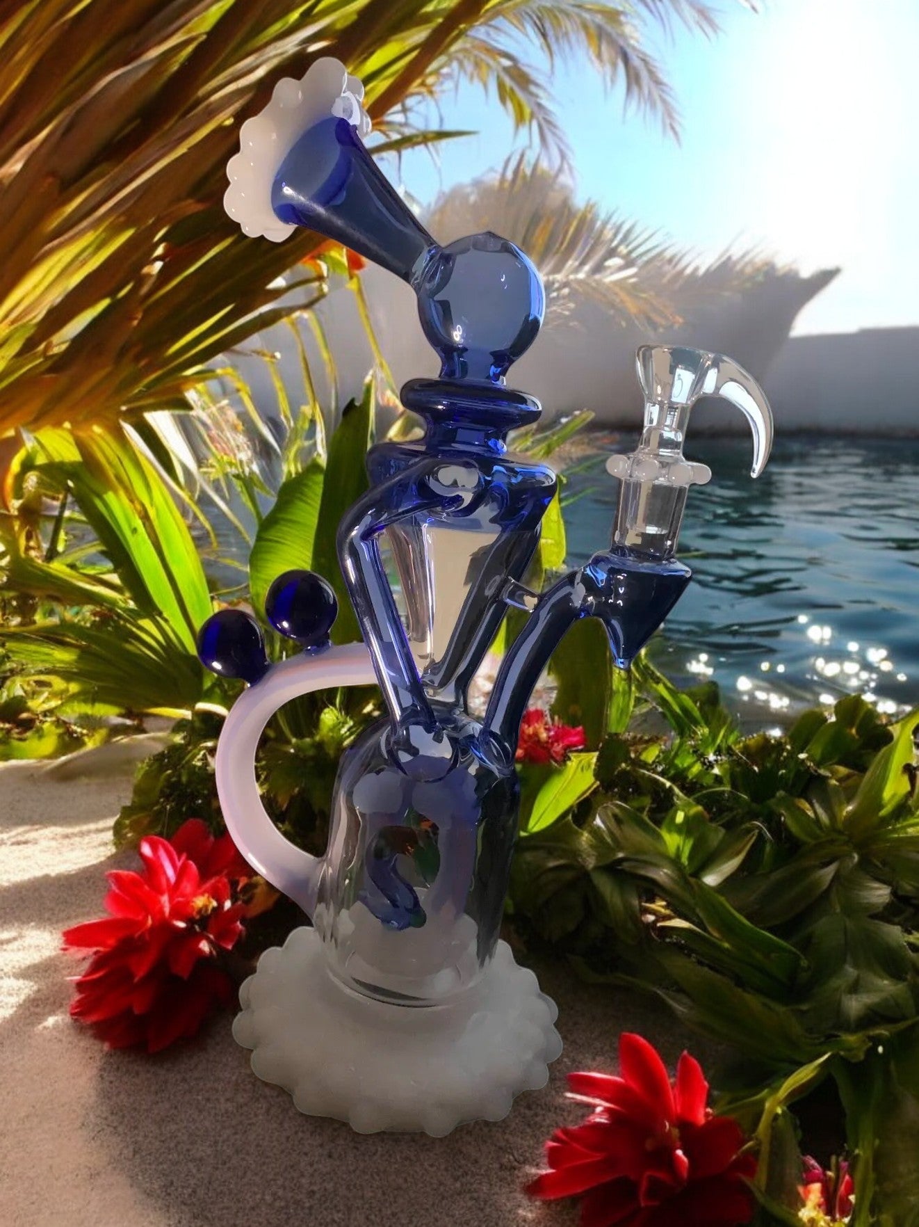 1 x 16 cloud dripper single perc bulb Bong